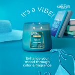 Candle-Lite Vibes Fougere Amber Mood-Enhancing Scented Candles, 15 oz Jar, Aromatherapy, Proudly Poured in The USA, 2-Wick, 86 Hours Burn Time, Perfect Relaxation Gift - Image 6