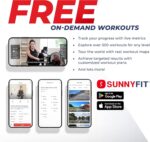 Sunny Health & Fitness Magnetic Rowing Machine for Home Exercise, Quiet & Smooth Rower with Compact Storage and Optional Free SunnyFit App Connectivity - Image 3