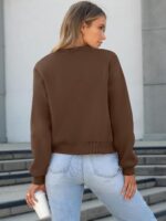 ANRABESS Women Cropped Bomber Jacket 2025 Fashion Casual Trendy Varsity Y2k Jackets Fall Outfits - Image 7
