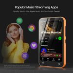 TIMMKOO 80GB Kids MP3 Player with Bluetooth, Parental Controls, Pre-Installed Spotify, Spotify Kids, Audible, 4" WiFi MP3 MP4 Music Player Up to 1TB (Orange) - Image 4