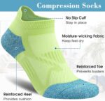 Gonii Compression Athletic Socks Cushioned Anti-Blister Comfort Fit Ankle Socks 5-6 Pairs - Image 4