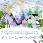 Shower Steamers Aromatherapy 18 Pack Gifts for Women Birthday Christmas Stocking Stuffers White Elephant Natural Essential Oils Stress Relief Mint Lavender Relaxation for Mom her him Men Teens Adults - Image 5