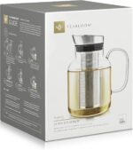 Teabloom 100% Plastic-Free Large Multi-Brew Borosilicate Glass Teapot + Kettle + Pitcher – Steep and Serve Hot Tea, Iced Tea, Cold Brew Tea and Fruit Infused Water – Legacy Tea Maker - Image 9