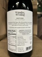 Wander + Found Non-Alcoholic Wine, Pinot Noir, Award Winning Red Wine from Germany, Non-GMO Dealcoholized Wine, 750 ml (1 Bottle) - Image 9