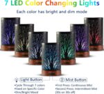 Oil Diffuser with Essential Oils Set – Aromatherapy Oil Diffuser 150ml with 6 Essential Oils Set, Cool Mist Diffusers for Essential Oils, Waterless Auto Shut-Off,7 Colors Night Light, Gifts for Mom - Image 3