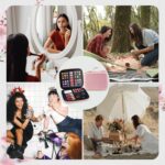 Color Nymph Makeup for Teens with Reusable Pink Handbag, All In One Girls Makeup Sets Makeup Kits for Girls Women with Eyeshadow Blushes Bronzer Highlighter Lipgloss - Image 8