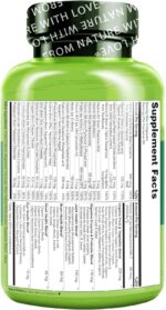 NATURELO Whole Food Multivitamin for Women 50+ (Iron Free) with Vitamins, Minerals, & Organic Extracts - Supplement for Post Menopausal Women Over 50 - No GMO - 240 Vegan Capsules - Image 9