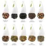 Tea Forte Tea Tasting Assortment Premium Tea Chest Gift Sampler, 40 Count, 2 of each Variety Blend Individually Wrapped Handcrafted Pyramid Infuser Bags - Image 6
