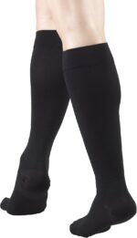Truform 20-30 mmHg Compression Stockings for Men and Women, Knee High Length, Closed Toe, Black, X-Large (8865BL-XL) - Image 5