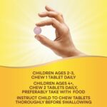 Nature's Way Alive! Children's Daily Chewable Multivitamin, Supports Bone, Eye, and Immune Health*, Orange & Berry Fruit Flavored, Gluten Free, 120 Chewable Tablets (Packaging May Vary) - Image 6