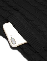 COOFANDY Men's Full Zip Cardigan Sweater Slim Fit Cable Knitted Zip Up Sweater with Pockets - Image 7