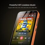 TIMMKOO 80GB Kids MP3 Player with Bluetooth, Parental Controls, Pre-Installed Spotify, Spotify Kids, Audible, 4" WiFi MP3 MP4 Music Player Up to 1TB (Orange) - Image 5