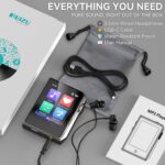 RUIZU 64GB HiFi Lossless MP3 Player, DAC DSD High Resolution Digital Audio Player, Portable Hi-Res Music Player with 2" Touchscreen, Resume Playback, CNC Aluminum Alloy Body, Up to 128GB microSD Card - Image 8