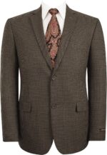 P&L Men's Classic Fit Houndstooth Blazer Two-Button Sport Coat Lightweight Stretch Jacket for Business & Casual Wear - Image 2