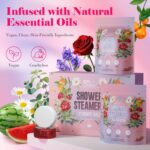 W&E Choice Shower Steamers Aromatherapy 21 Pack- Shower Bombs with Natural Essential Oils for Daily Relaxation & Stress Relief, Birthday Gifts for Women & Men, Mom, Teen - Image 4
