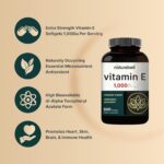 NatureBell Vitamin E Oil Softgels, 1,000 IU Per Serving, 300 Pills | Essential Antioxidant Supplements, Easily Absorbed Form – Supports Skin, Heart, & Immune Health – Non-GMO - Image 4