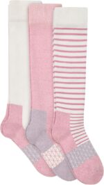 Hanes Women's Over-the-Calf Socks w/ Mild Graduated Compression, Absolute Wellness Non-Binding Cushioned Socks, 3-Pack - Image 6