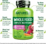 NATURELO Whole Food Multivitamin for Women 50+ (Iron Free) with Vitamins, Minerals, & Organic Extracts - Supplement for Post Menopausal Women Over 50 - No GMO - 240 Vegan Capsules - Image 3