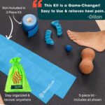 Plantar Fasciitis Relief Kit 5pc – Dr. Designed Heel Pain Relief Plantar Fasciitis Kit with 5 Healing Tools - Massage, Stretch & Strength Equipment with Video Exercises, Web App, Tracker, & eBook - Image 6