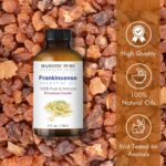 Majestic Pure Frankincense Essential Oil with Glass Dropper - Huge 4 Fl Oz - 100% Pure and Natural Frankincense Oil - Premium Grade Essential Oils for Diffuser, Aromatherapy, Soap and Candle Making - Image 3