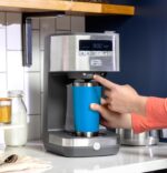 GE Drip Coffee Maker With Timer | 10-Cup Thermal Carafe Pot Keeps Coffee Warm for 2 Hours | Adjustable Brew Strength | Wide Shower Head for Maximum Flavor | Kitchen Essentials | Stainless Steel - Image 3