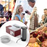 Wine Aerator Electric Wine Decanter Automatic Wine Aerator, Wine Dispenser withUSB TYPE-C Rechargeable for Wine enthusiasts & own use (Stainless steel) - Image 7