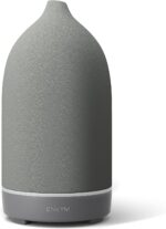 Aromatherapy Essential Oil Diffuser,9 Colors Mood Light,4 Timer Stone Diffuser Living Room(Grey) - Image 2