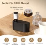 Waterless Diffuser for Home Essential Oil Diffuser, Aromatherapy Diffuser, Portable Scent Diffusers, 3 Mist Modes, Cycle Start for Bedroom, Office Studio 160-350 sq. ft Black - Image 4