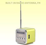 Digital Portable Mini Speaker Music MP3/4 Player/TF USB Disk Speaker FM Radio for Outdoors & Indoors: Home, Dorm Room, Kitchen, Bathroom, Car, Parties, Travel, Sports, ect(Green) - Image 5
