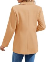 Cnkwei Womens Casual Blazers Open Front Long Sleeve Lapel Collar Work Office Jacket - Image 5