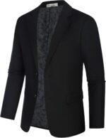 GRACE KARIN Mens Blazer Sport Coats Casual Lightweight 2 Button Sports Coat and Blazers Suit Jacket - Image 3