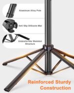 71” Auto Face Tracking Tripod for iPhone with Light,360° Rotating Phone Stand with Rechargeable Remote Control for TikTok Vlog Video Recording, Phone Tripod for Android Camera/GoPro/Ring Light - Image 6