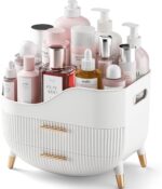 Makeup Organizer with Drawers,Skincare Organizer for Vanity,Storage Box with Handle,Large Cosmetic Display case for Dresser, Bathroom Countertop - Image 2