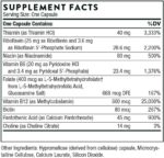 THORNE - B-Complex #12 - Vitamin B Complex with Active B12 and Folate - 60 Capsules - Image 3
