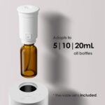 Airversa Waterless Diffuser for Essential Oil, Battery Operated Nebulizer, 0.7 Fl.Oz./ 20mL Capacity, Mini Scent Air Machine, 3 Countdown Timers & 3 Mist Levels for Home, Room, Car, Office - AN6 White - Image 7