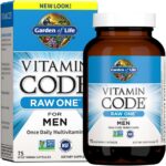 Garden of Life Vitamin Code Raw One for Men, Once Daily Multivitamin, 75 Capsules, One a Day Mens Vitamins Plus Fruit, Veggies & Probiotics for Mens Health, Vegetarian Multivitamins - Image 2