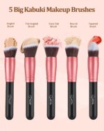 BESTOPE PRO Makeup Brushes 16 Pcs Makeup Brush Set, Blending Brush for Foundation, Premium Synthetic Powder Concealers Makeup Brushes for Eyes and Face, Eye Shadows Brushes, Eyeliner Make Up Brushes - Image 3