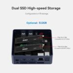 Beelink Mini S13 Mini PC,13th Gen Intel N150 (Up to 3.6GHz), Low Power Mini Computer with 16GB DDR4, 512GB SSD, 4K Dual Display, WiFi 6, BT 5.2, 1000Mbps LAN, Win 11 Home - Image 5
