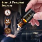 Essential Oils Set, Men Scents Fragrance Oil Aromatherapy Essential Oils Kit for Diffuser (6x10ML) - Sandalwood, Cedar, Leather, Sweet Tobacco, Rum, Cologne Aromatherapy Oils Gift for Men - Image 9