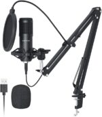 SUDOTACK USB Condenser Podcast Microphone for PC: Studio Microphone Kit with 192KHz/24bit Professional Sound Chipset Cardioid for Recording, Streaming, Gaming, Voice-Over, YouTube, Skype, Twitch - Image 2