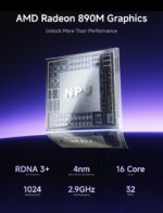 MINISFORUM AI X1 Pro-370 Mini PC AMD Ryzen AI 9 HX 370(12C/24T) 96GB DDR5 2TB SSD Desktop Computer, HDMI|DP|2xUSB4 Output, 2xRJ45 Port, WiFi7, BT5.4, AMD Radeon 890M Graphics, Copilot Support AI PC - Image 4