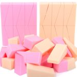 Teenitor 48 Pieces Makeup Sponge Blender For Face Curve Blending, Latex Free Small Wedge Shaped Smooth Apply Beauty Sponge Applicator For Liquid Cream Foundation Halloween Costume Festival Makeup - Image 2
