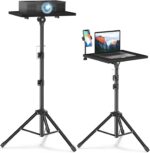 Projector Stand Tripod - Laptop Tripod Projector Stand Adjustable Height 22 to 47 Inch, Projector Tripod Stand, Tripod for Porjector, Projector Stand for Outdoor Movies - Image 2