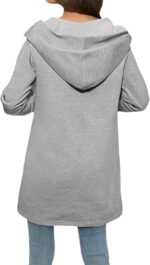 Jackets for Women Trendy Single Breasted Hooded Jacket 2025 Lapel Long Sleeve Casual Lightweight Overcoat with Pocket - Image 5