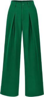 BTFBM Women High Waist Palazzo Pants Fall 2025 Casual Wide Leg Trousers Loose Work Office Business Suit Pant Pockets - Image 2