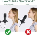 SUDOTACK USB Condenser Podcast Microphone for PC: Studio Microphone Kit with 192KHz/24bit Professional Sound Chipset Cardioid for Recording, Streaming, Gaming, Voice-Over, YouTube, Skype, Twitch - Image 5