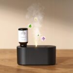 Waterless Diffuser for Essential Oil Nebulizer, Mini Scent Air Machine, Aromatherapy Atomizing Diffuser, 3 Mist Modes, Cycle Start for Bedroom, Home, Office 160 sq. ft Scent Black - Image 2