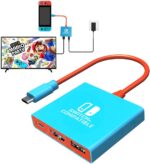 Switch Dock Switch Docking Station for Nintendo, Portable Switch TV Adapter Support 4K/60HZ Switch TV Dock Mode Compatible Steam Deck/Switch OLED, Switch Travel Dock with HDMI2.0 USB3.0 Port - Image 2