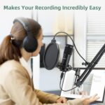 SUDOTACK USB Condenser Podcast Microphone for PC: Studio Microphone Kit with 192KHz/24bit Professional Sound Chipset Cardioid for Recording, Streaming, Gaming, Voice-Over, YouTube, Skype, Twitch - Image 8