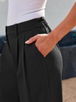 LILLUSORY Wide Leg Dress Pants Women's High Waisted Dressy Trousers - Image 4